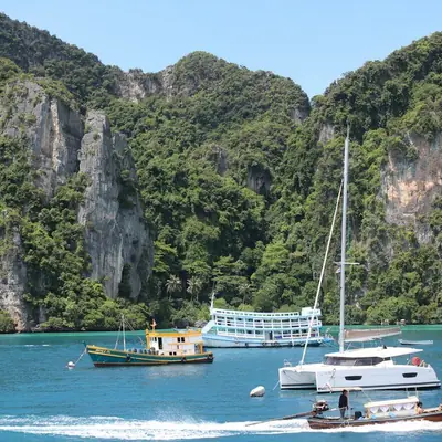 Phang Nga Bay sailing route from Phuket