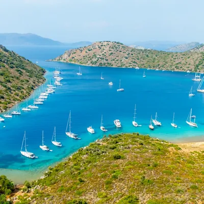 Marmaris — Knidos — Datça: a week's sailing route