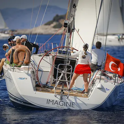 A week's sailing route from Marmaris