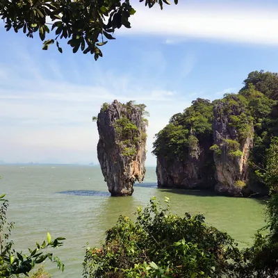 Phang Nga Bay sailing route from Phuket