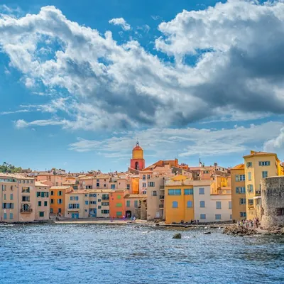 A week's sailing route along the French Riviera