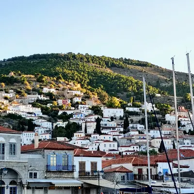 Saronic Gulf sailing route from Athens