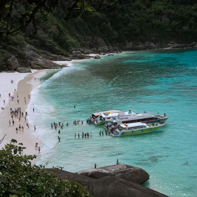 Phuket to the Similan Islands: a week's sailing route
